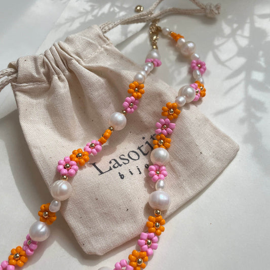 Coral Garden Necklace - Bijoux Lasotita