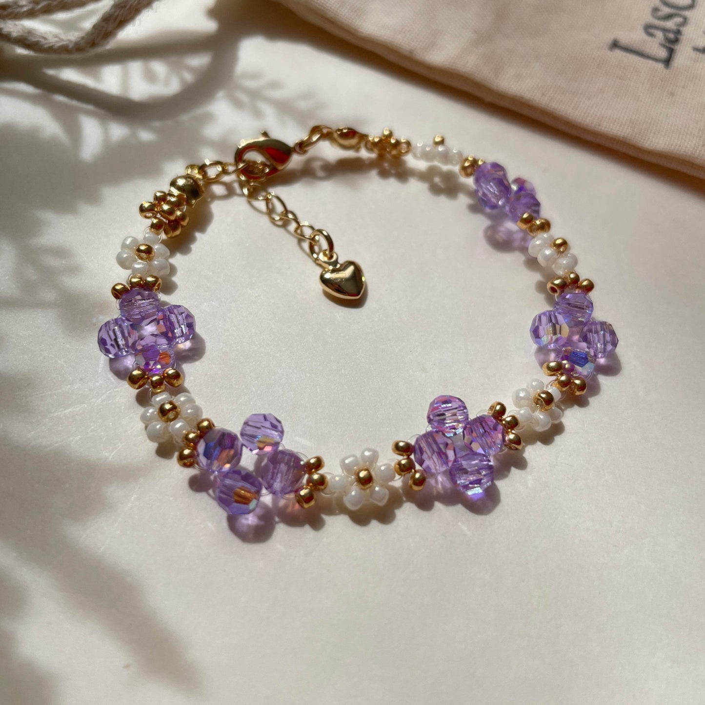 Lilac Glow Bracelet - Bijoux Lasotita