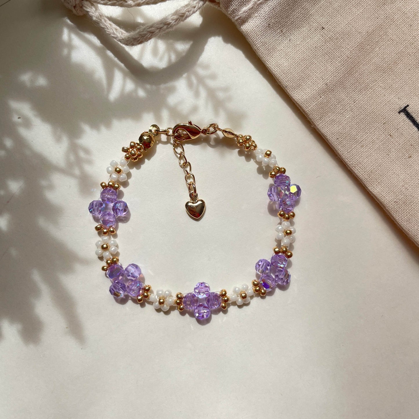 Lilac Glow Bracelet - Bijoux Lasotita