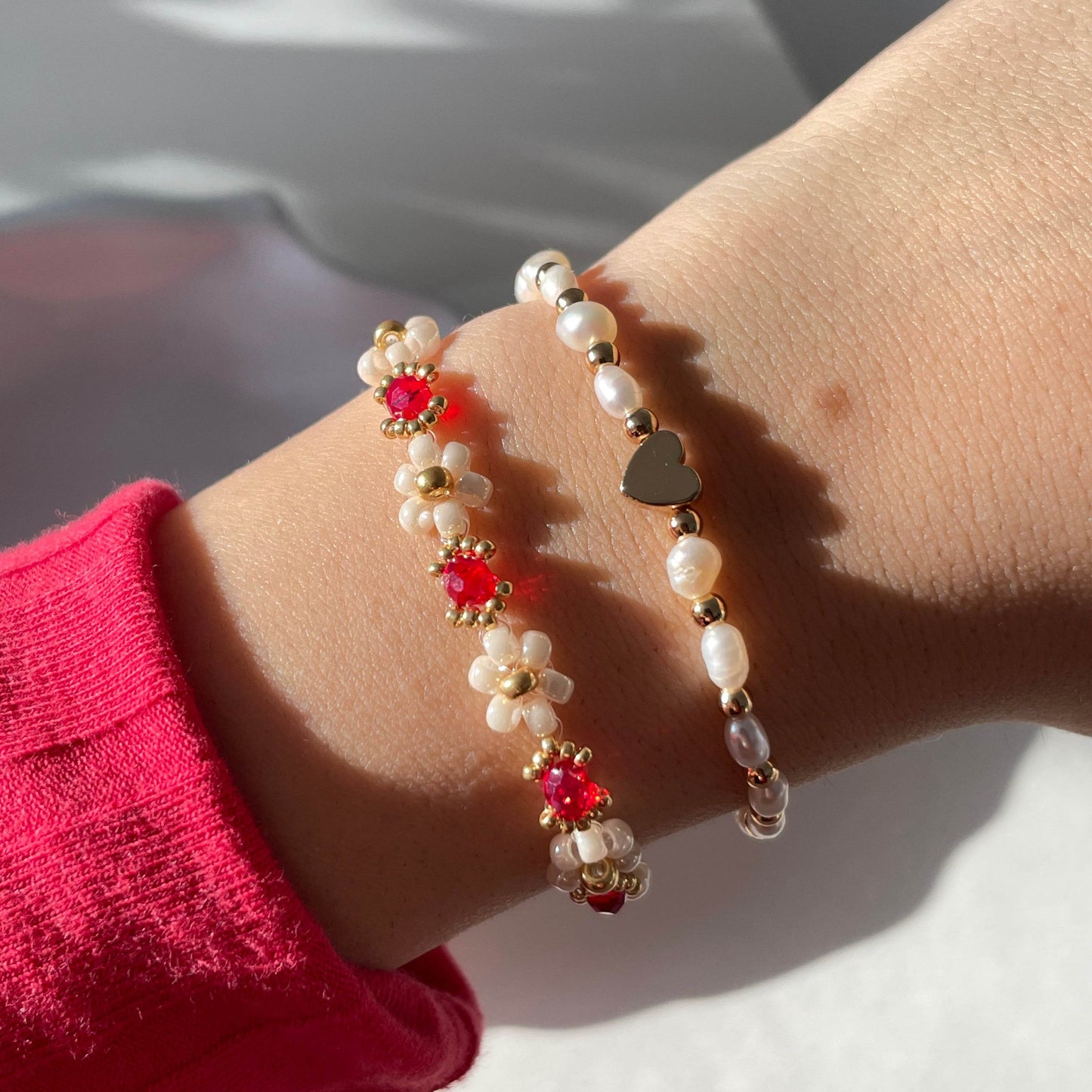Red Roses Bracelet - Bijoux Lasotita