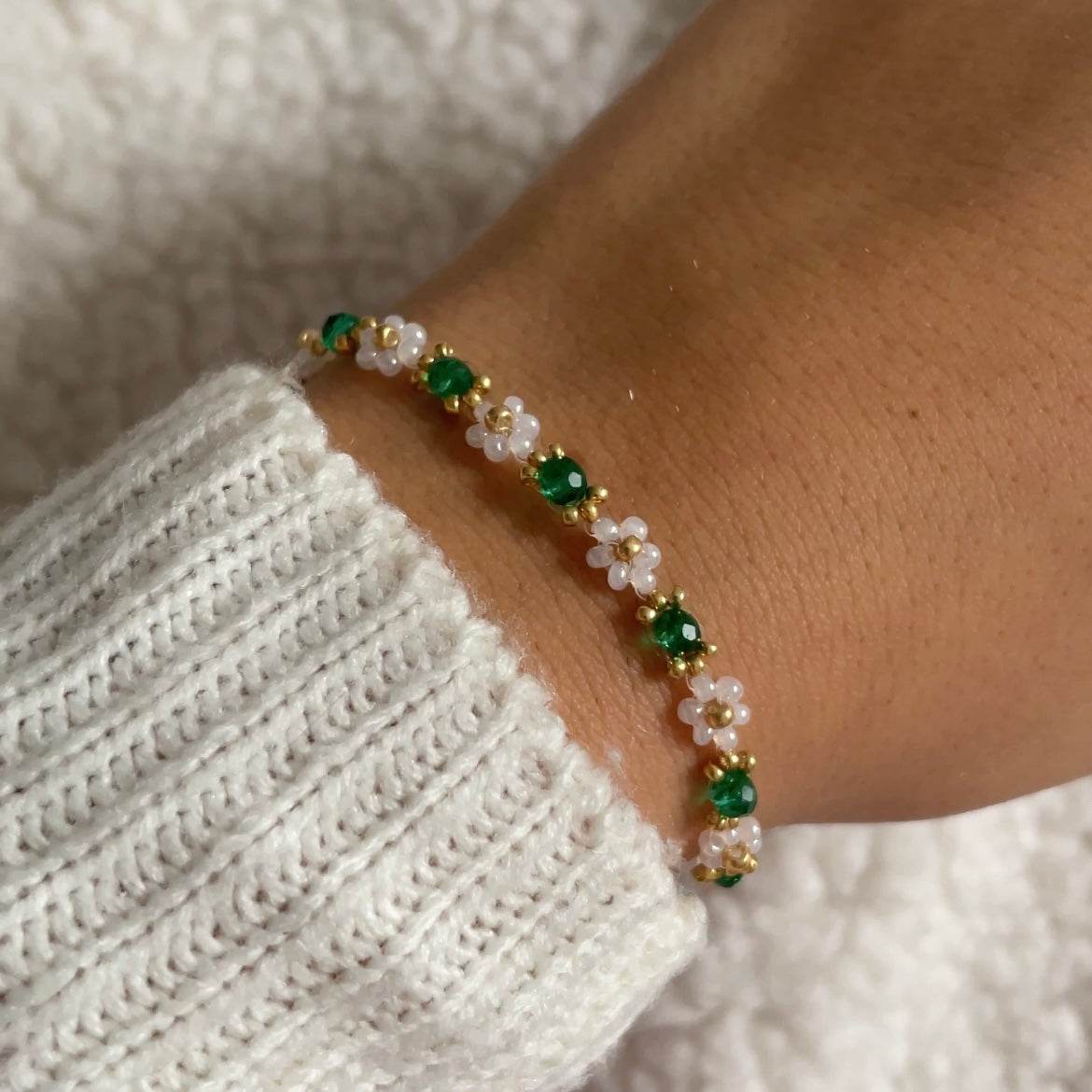 Forest Green Bracelet - Bijoux Lasotita