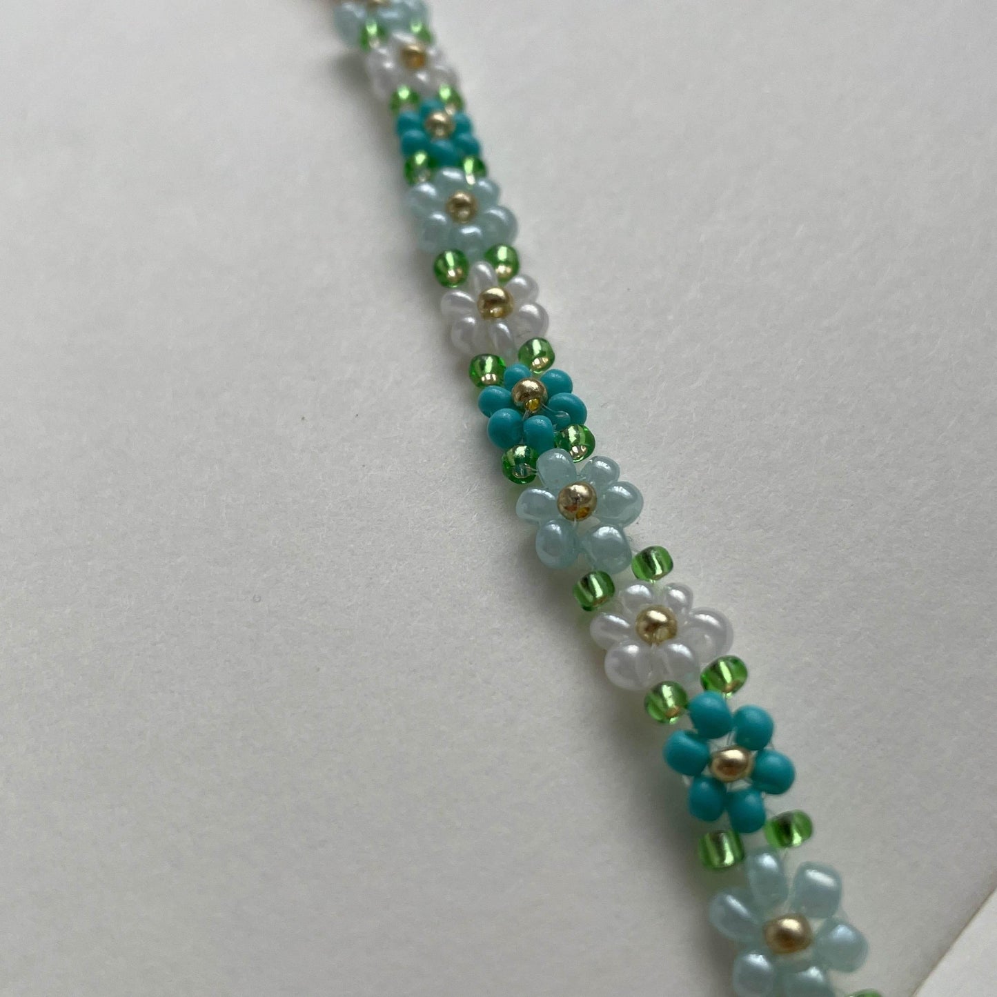 Blue Hibiscus Bracelet - Bijoux Lasotita