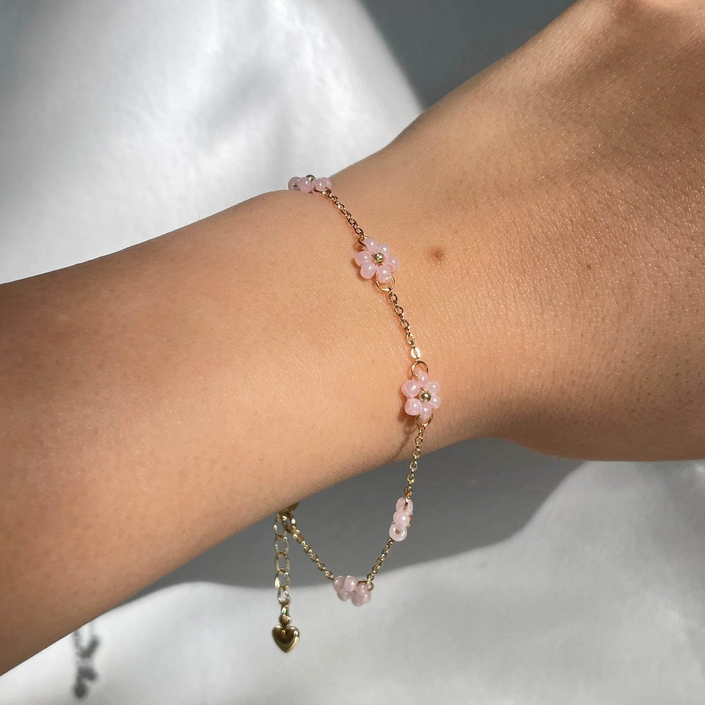 Golden Flower Bracelet - Bijoux Lasotita
