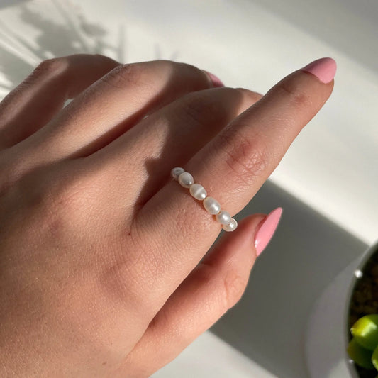 Freshwater pearl Ring - Bijoux Lasotita