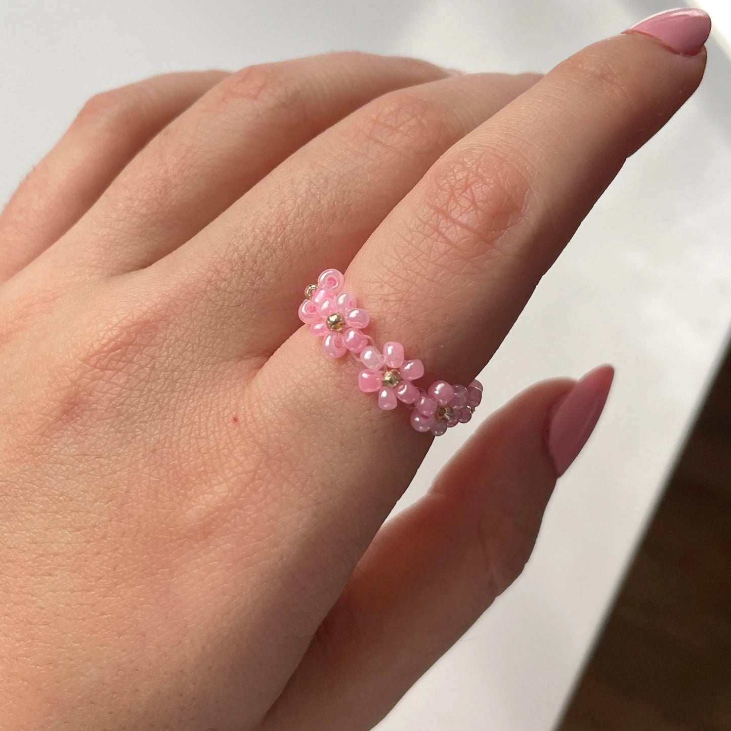 Rose Daisy Ring - Bijoux Lasotita