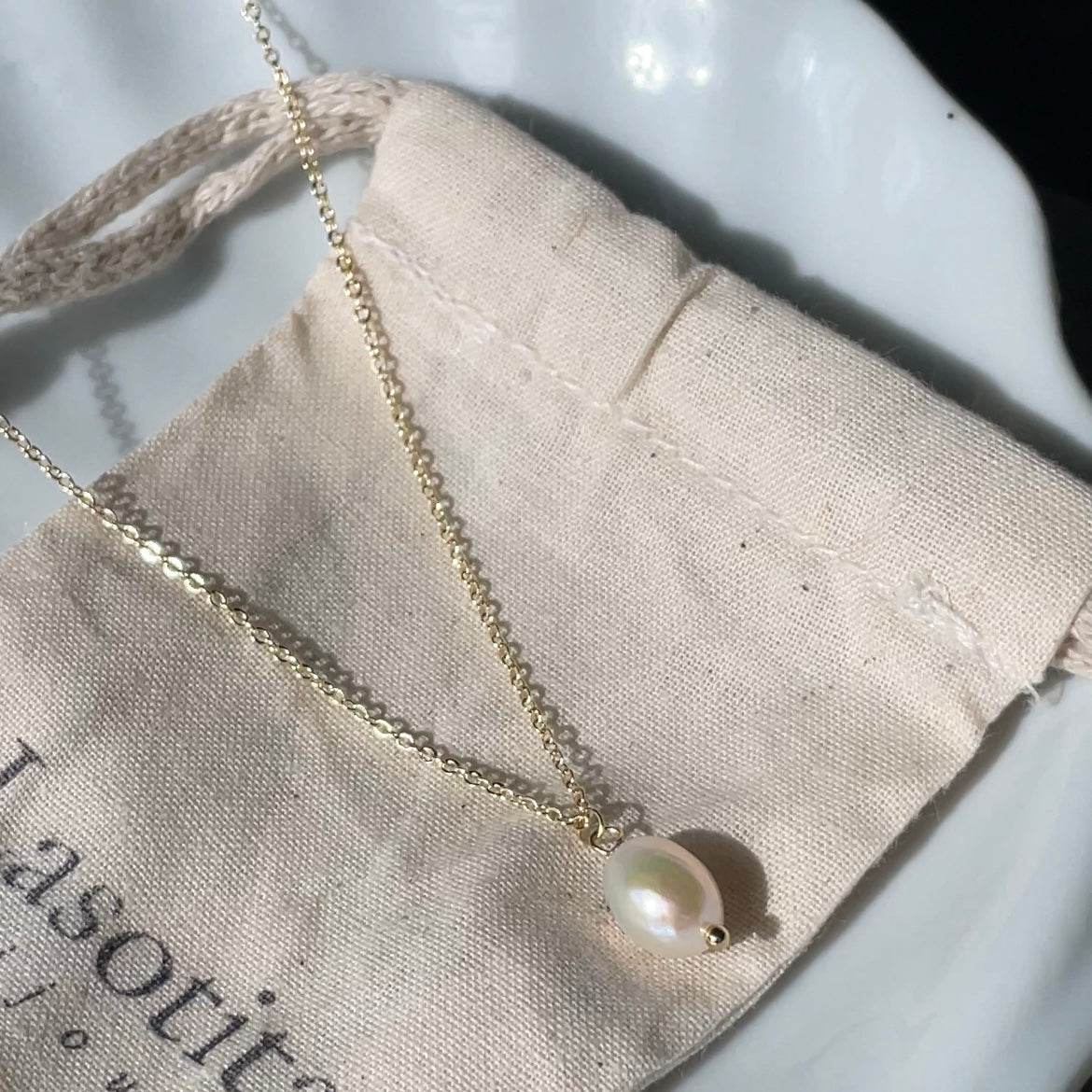 Tear drop Necklace - Bijoux Lasotita