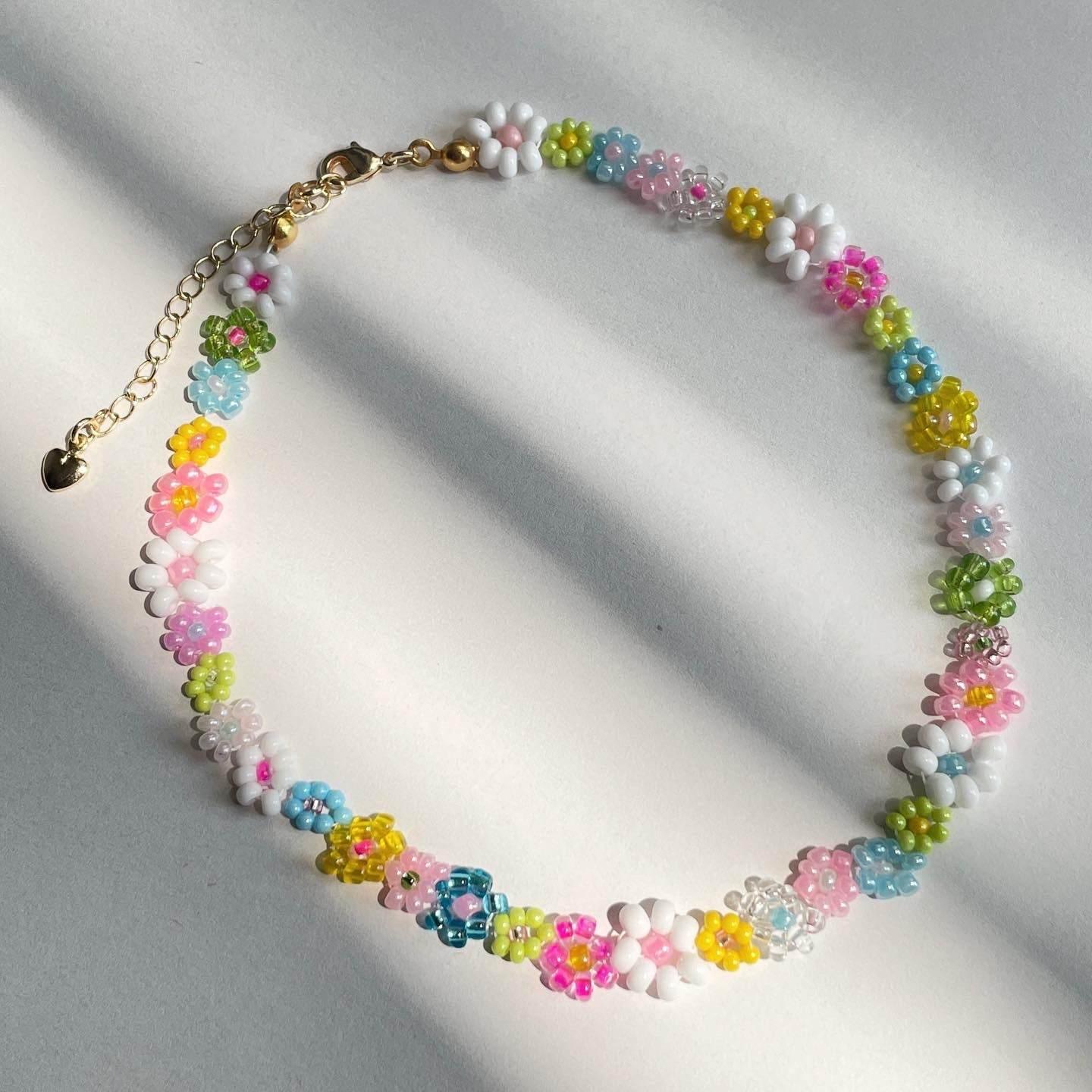 Flower field Necklace - Bijoux Lasotita