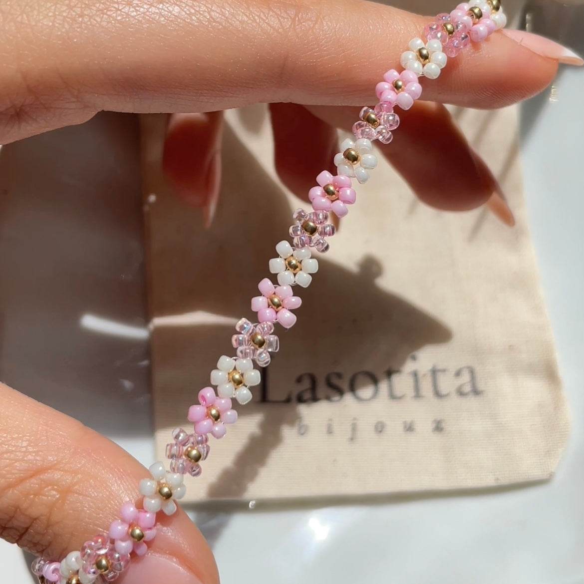 Vanilla Swirl Bracelet - Bijoux Lasotita
