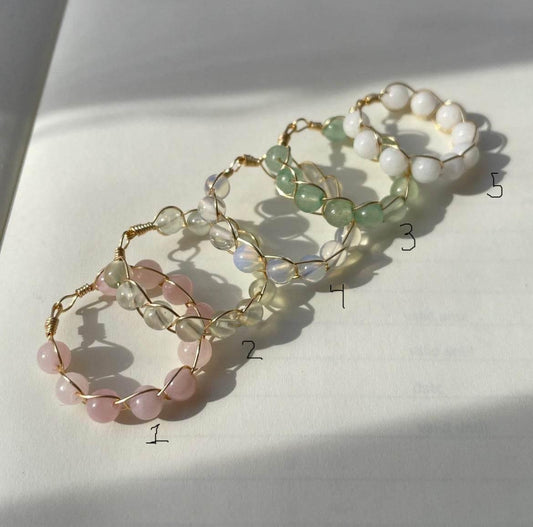 Gemstone crown Rings - Bijoux Lasotita