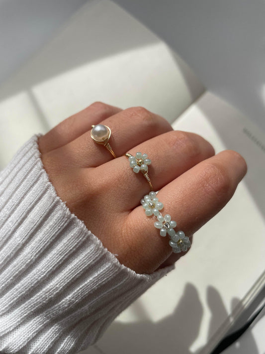 Ocean Pearl Ring - Bijoux Lasotita