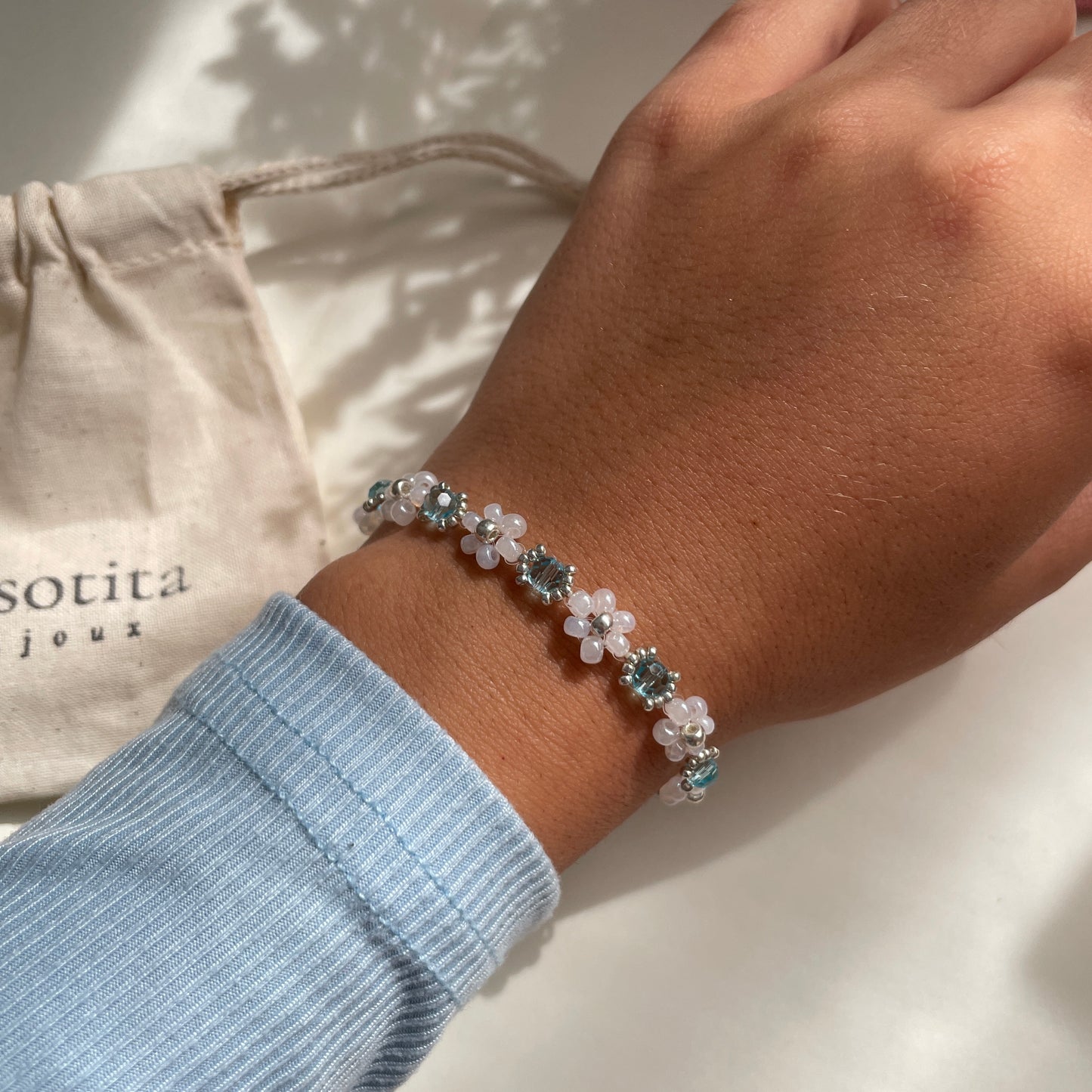 Snow On The Beach Bracelet