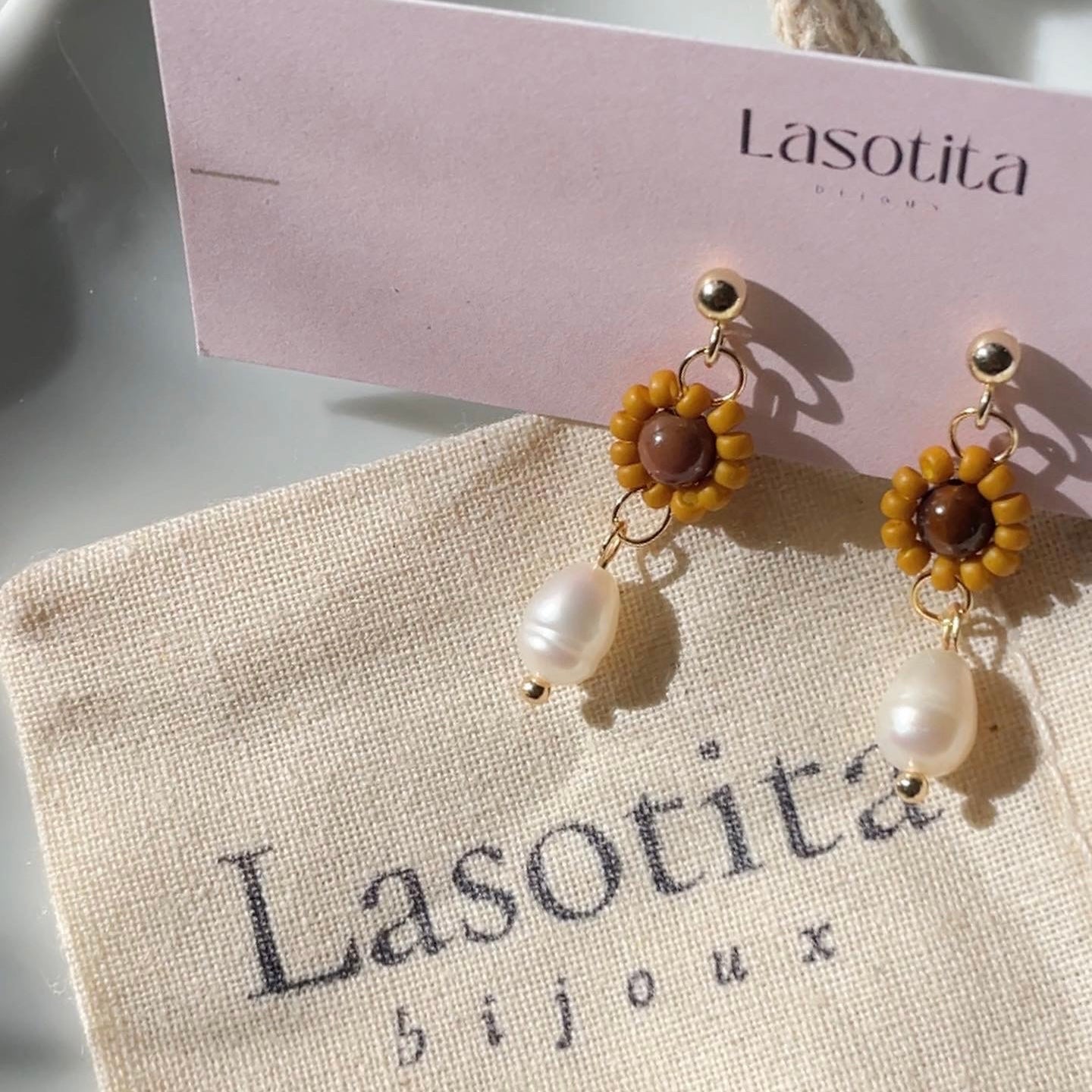 Boucles d'oreilles d'automne