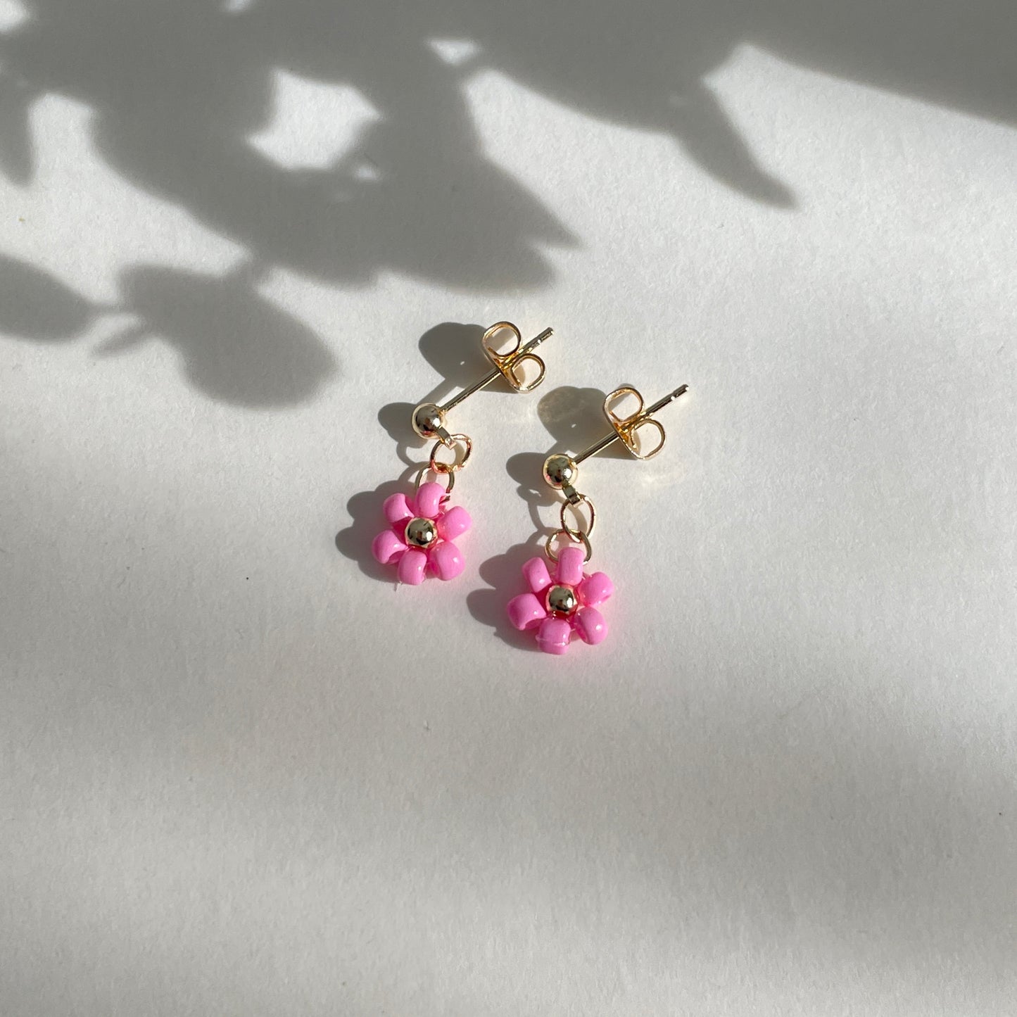 Boucles d'oreilles marguerite