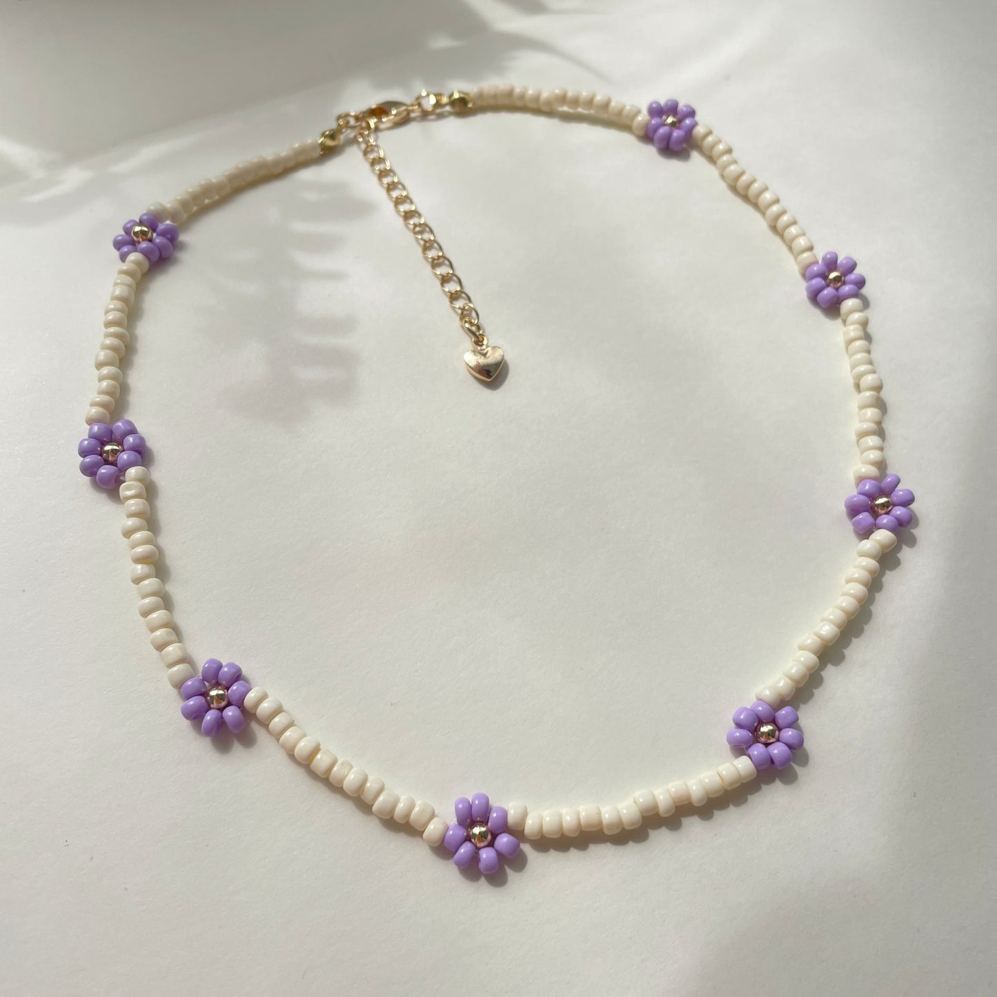 Purple Daisy necklace