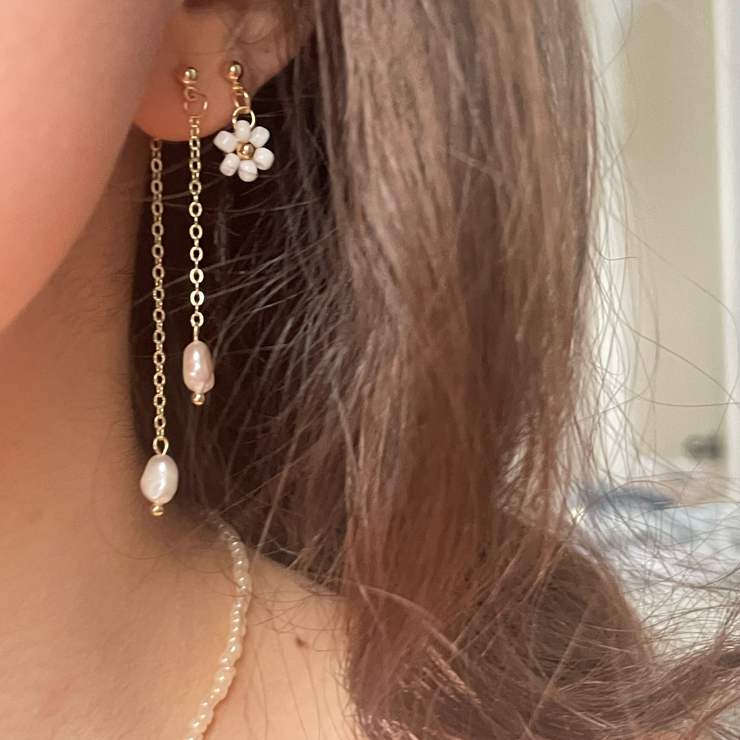 Boucles d'oreilles océan