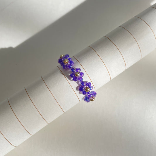 Mauve Daisy Ring